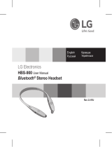 LG HBS-900.AGEUWH Инструкция по применению