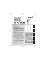Casio IT-G400 Инструкция по применению
