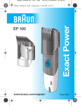 Braun EP100 Exact Power Руководство пользователя