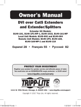 Tripp Lite DVI over Cat5 Extenders and Extender/Splitters Инструкция по применению