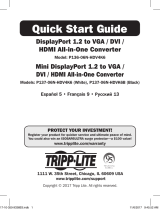 Tripp Lite P136-06N-HDV4K6 & P137-06N-HDV4K6 Инструкция по началу работы
