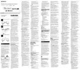 Sony WF-1000X/NM Руководство пользователя