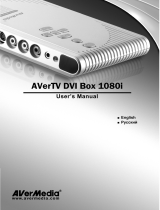 Avermedia TV Box DVI 1080i Руководство пользователя