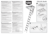 Mac Allister Escalier escamotable en bois pour espace restreint Mac Allister, trappe de 60 cm Руководство пользователя