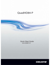 Christie QuadHD84-P Руководство пользователя