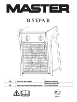 Master B 5 EPA R GB Инструкция по применению