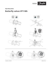 Danfoss Butterfly valves VFY-WA Инструкция по эксплуатации