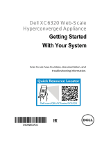 Dell XC6320 Hyper-converged Appliance Инструкция по началу работы