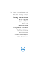 Dell PowerVault MD3600i Инструкция по началу работы