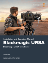 Blackmagic URSA  Руководство пользователя