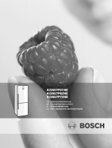 Bosch Free-standing fridge-freezer Руководство пользователя