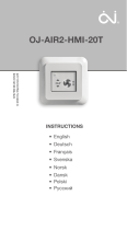 OJ Electronics OJ-Air2-HMI-20T Инструкция по эксплуатации