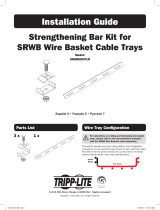 Tripp Lite SRWB Wire Basket Cable Trays Инструкция по установке