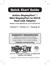 Tripp Lite P134-06N-DVI-DL & P137-06N-DVI-DL Инструкция по началу работы