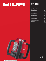 Hilti PR 25 Инструкция по эксплуатации