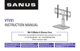 Sanus VSTV1 Инструкция по установке