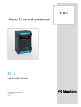 Munters RDT-5 Triple Phase Инструкция по применению