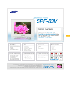 Samsung SPF-83V Руководство пользователя