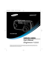 Samsung DIGIMAX V4000 Инструкция по эксплуатации