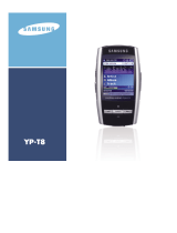 Samsung YP-T8Q Руководство пользователя