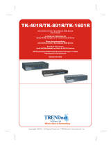 Trendnet TK-401R Руководство пользователя