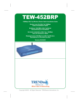 Trendnet TEW-452BRP Quick Installation Guide