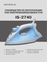 Supra IS-2740 Инструкция по применению