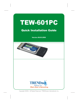 Trendnet TEW-601PC Quick Installation Guide