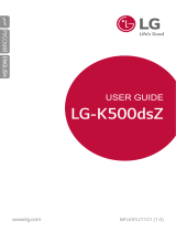 LG K500DSZ Pink Gold Руководство пользователя