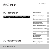 Sony ICD-UX512 2Gb Gold Руководство пользователя