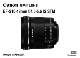 Canon EF-S 10-18mm f/4.5-5.6 IS STM Руководство пользователя