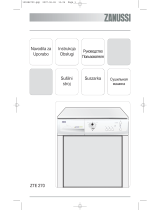 Zanussi ZTE270 Руководство пользователя