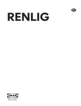 IKEA RENLIG Руководство пользователя
