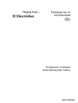 Electrolux EKD603500X Recipe book