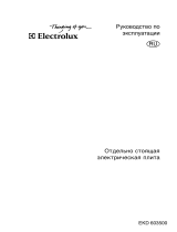 Electrolux EKD603500X Руководство пользователя