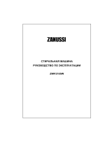 Zanussi ZWF2105W Руководство пользователя