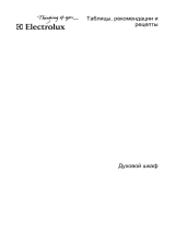 Electrolux EOB68200X Recipe book