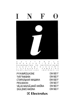 Electrolux EW602F Руководство пользователя