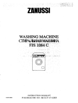 Zanussi FJS1084C Руководство пользователя