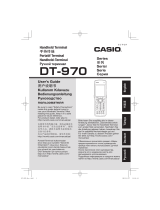 Casio DT-970 Инструкция по эксплуатации