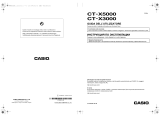 Casio CT-X3000 Инструкция по эксплуатации
