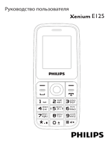 Philips Xenium E125 Black Руководство пользователя