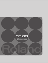 Roland FP-80 (Black) Инструкция по применению