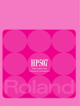 Roland HP-507 Инструкция по применению