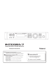 Roland INTEGRA-7 Инструкция по применению