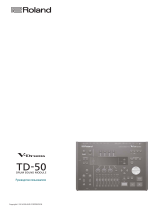 Roland TD-50 Инструкция по применению