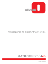 Olivetti d-Color MF2603en and d-Color MF2604en Инструкция по применению