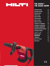 Hilti TE500-AVR Инструкция по эксплуатации