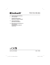 Einhell Professional TE-CI 18 Li Brushless-Solo Руководство пользователя