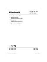 Einhell Expert Plus GE-CM 33 Li Kit (2x2,0Ah) Руководство пользователя